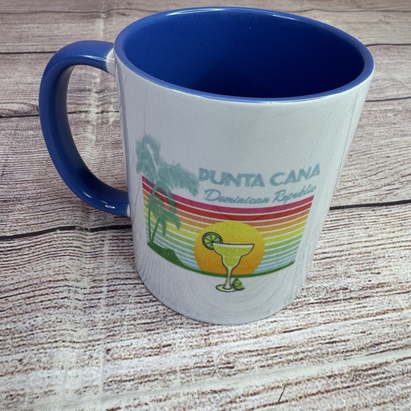 Retro Punta‎ Cana Dominican Republic Mug Tropical Design 11oz Ceramic Souvenir - Picture 7 of 9